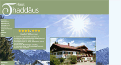 Desktop Screenshot of haus-thaddaeus.de