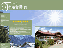 Tablet Screenshot of haus-thaddaeus.de